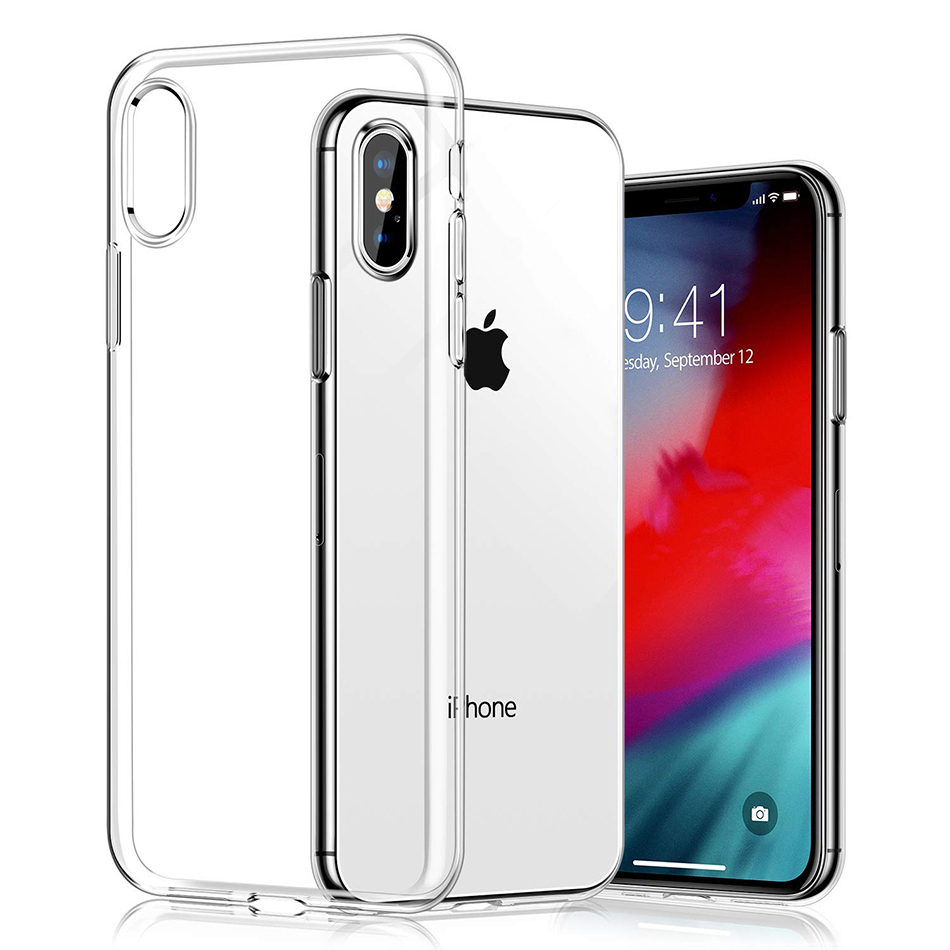 X-Level Flexi Slim Gel Case for Apple iPhone Xs Max - Clear (Gloss Grip)